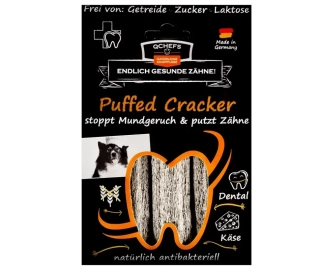 Tyčinky na čištění zubů pro psy Puffed cracker, 75 g